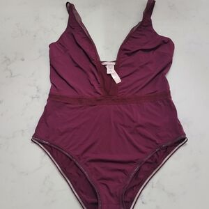 Victoria's Secret Burgundy Bodysuit